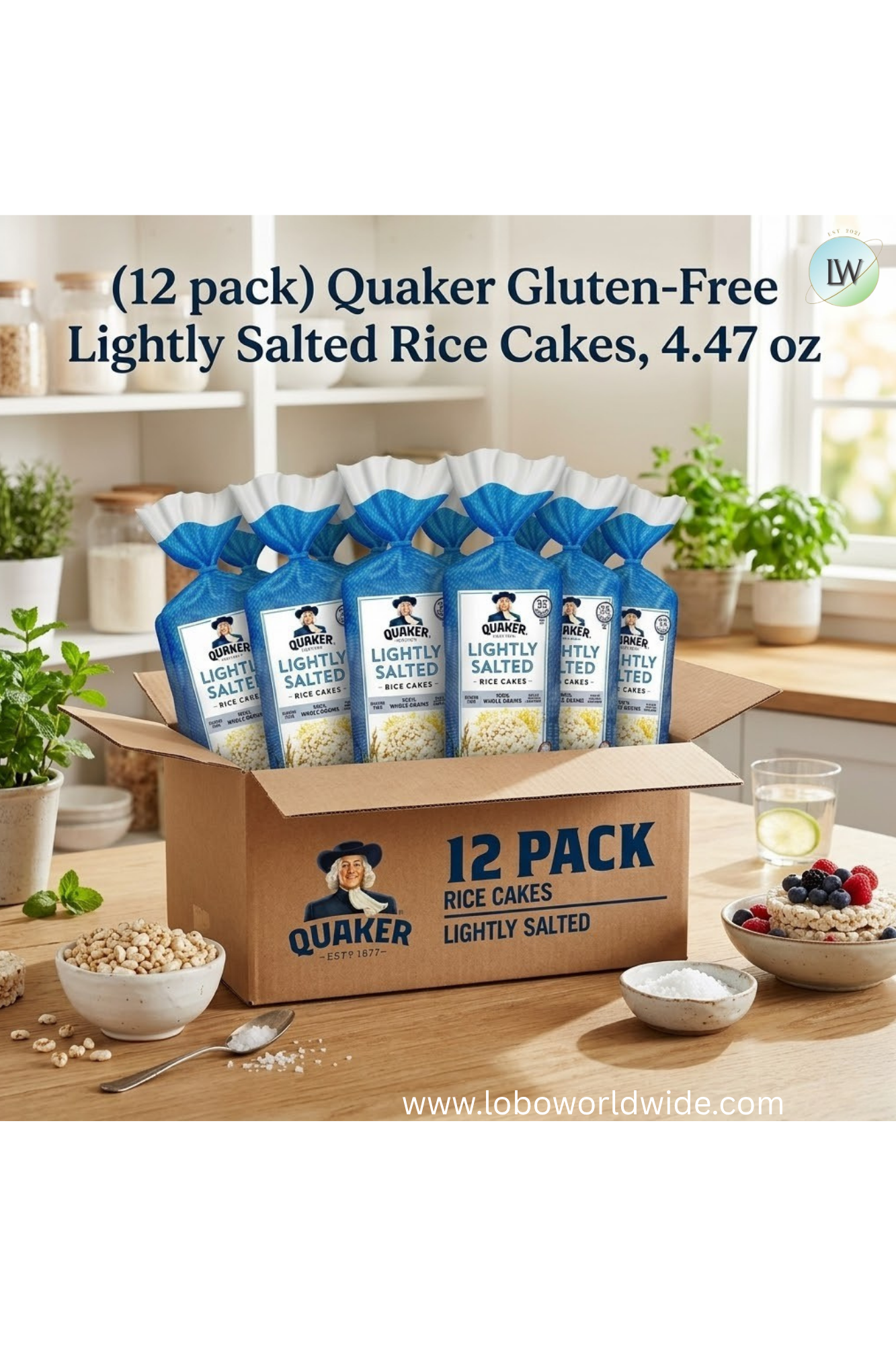 Quaker Rice Cakes, 6.53 Oz.