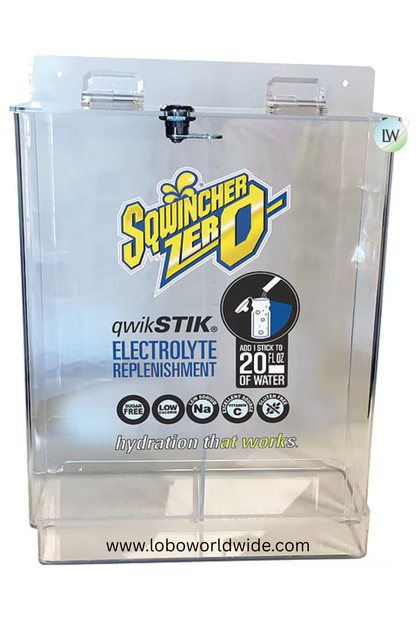 Sqwincher Drink Mix Dispenser, 10-1/8" W, 13-1/4" H