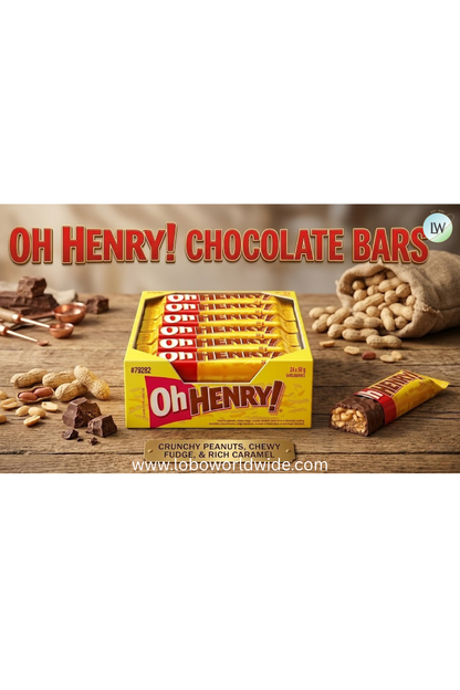 Hershey's Oh Henry! Chocolate Bars, 58 g, 24ct.