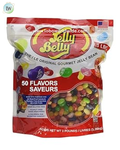 Jelly Belly 3 Pound Bag - 50 Flavors - Kosher Certified (Pack of 1)