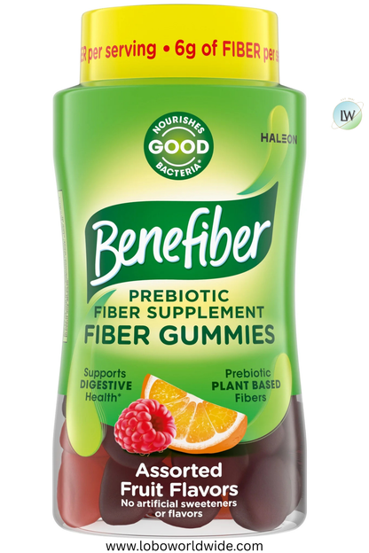 Benefiber Prebiotic Fiber Supplement Gummies, Assorted Fruit Flavor - 81 ct.