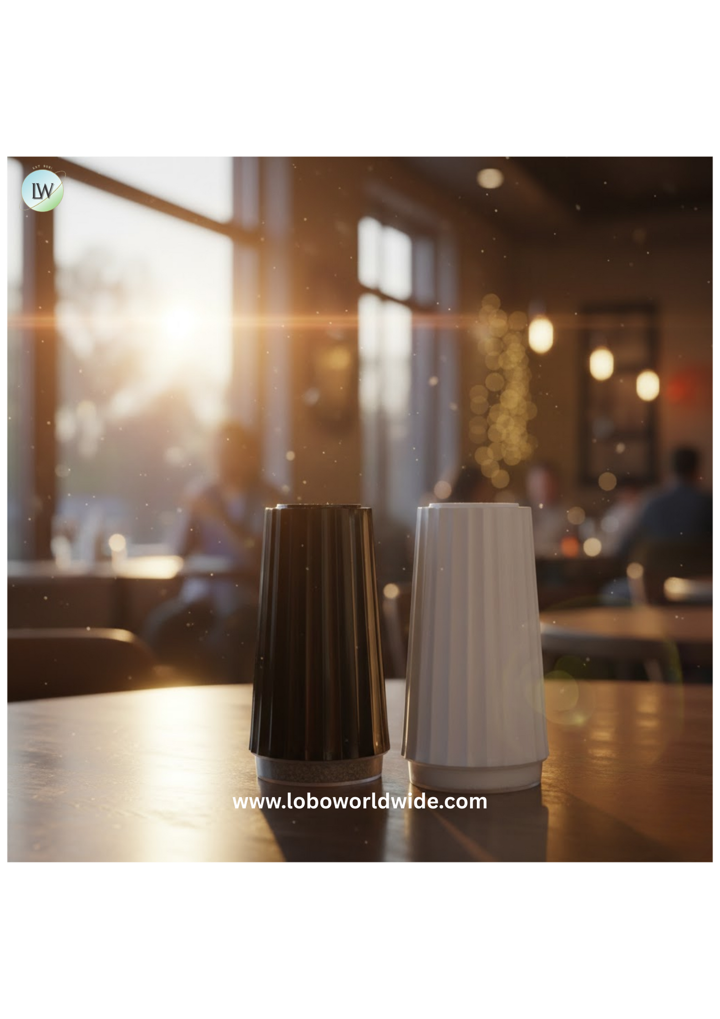 Prefilled Disposable Pepper Shaker - 12/Pack