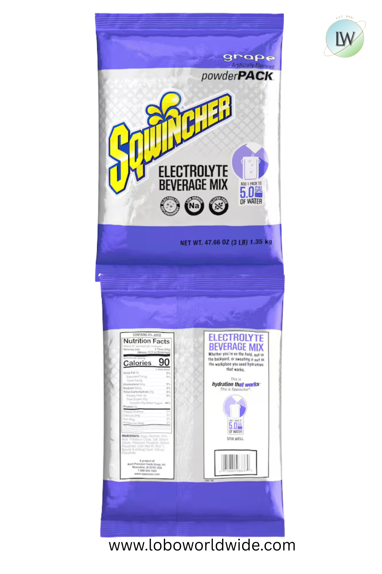 Sports Drink Mix Powder 47.66 oz.(Various Flavours)