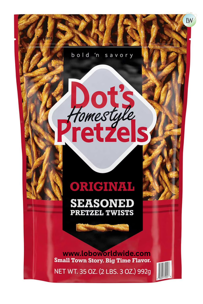Dot's Homestyle Pretzels Original Seasoned Pretzel Twists, 35 oz.
