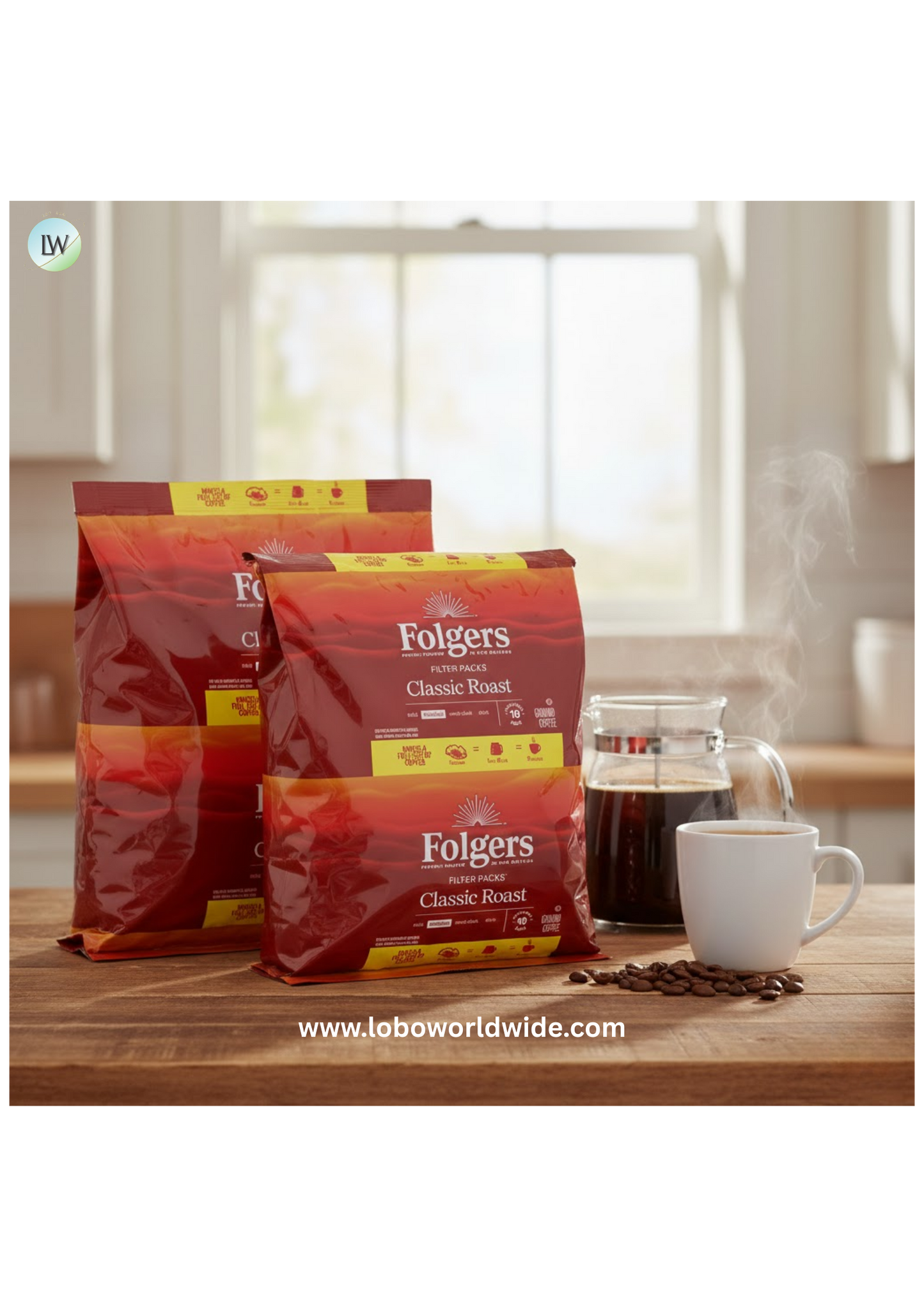 Folgers Classic Roast & Decaf coffee