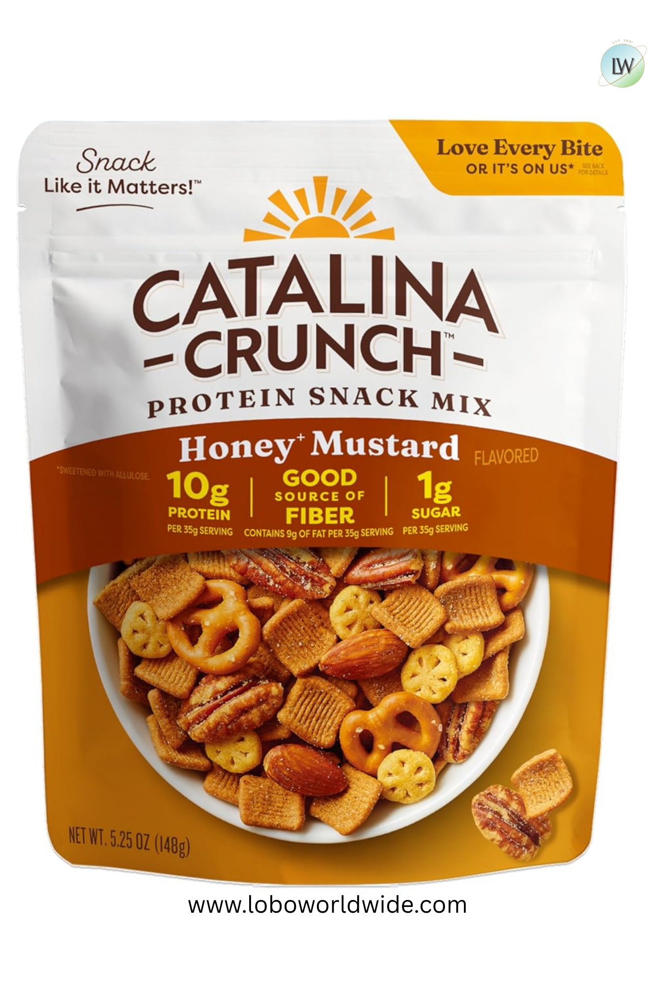 Catalina Crunch Protein Snack Mix Honey Mustard, 5.25 oz