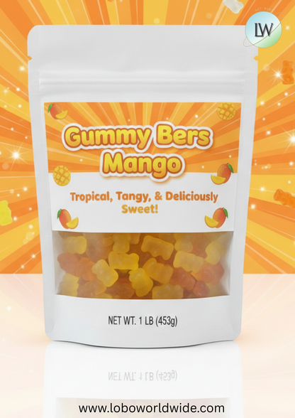 Gummy Bears Mango(Various Sizes)