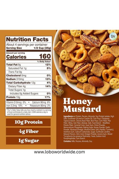 Catalina Crunch Protein Snack Mix Honey Mustard, 5.25 oz