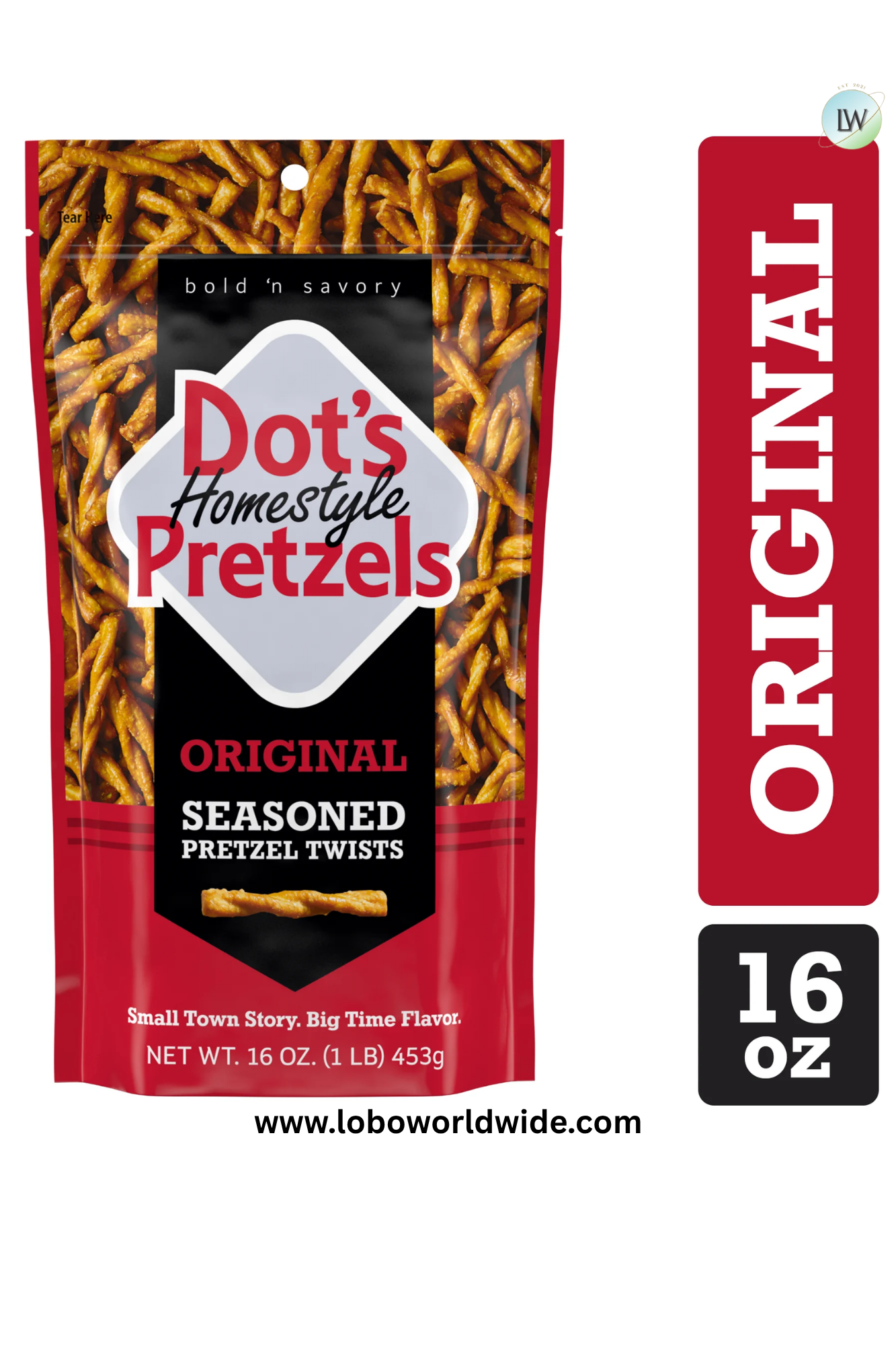 Dot's Homestyle Pretzels, Pretzel Twists Snack, 16 oz.