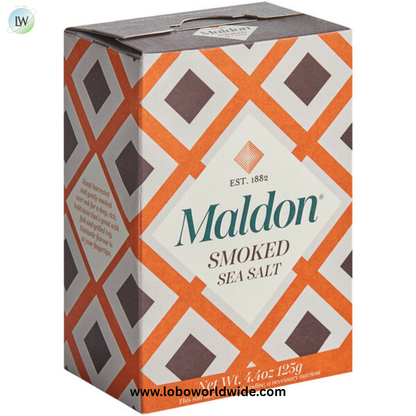 Maldon Smoked Sea Salt Flakes 4.4 oz. - 12/Case