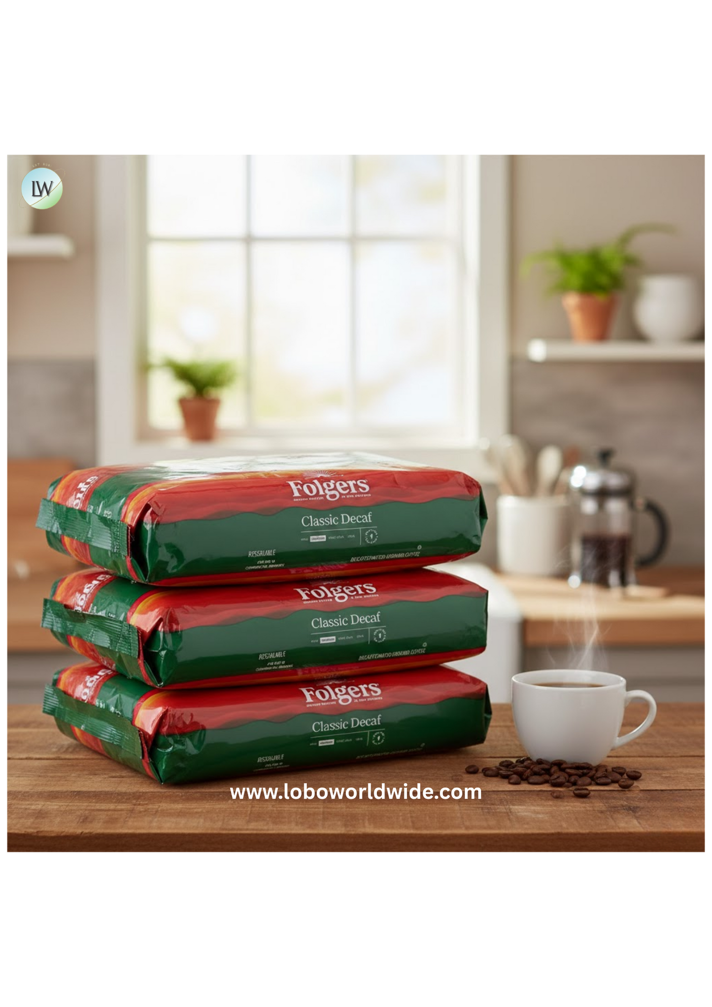 Folgers Classic Roast & Decaf coffee