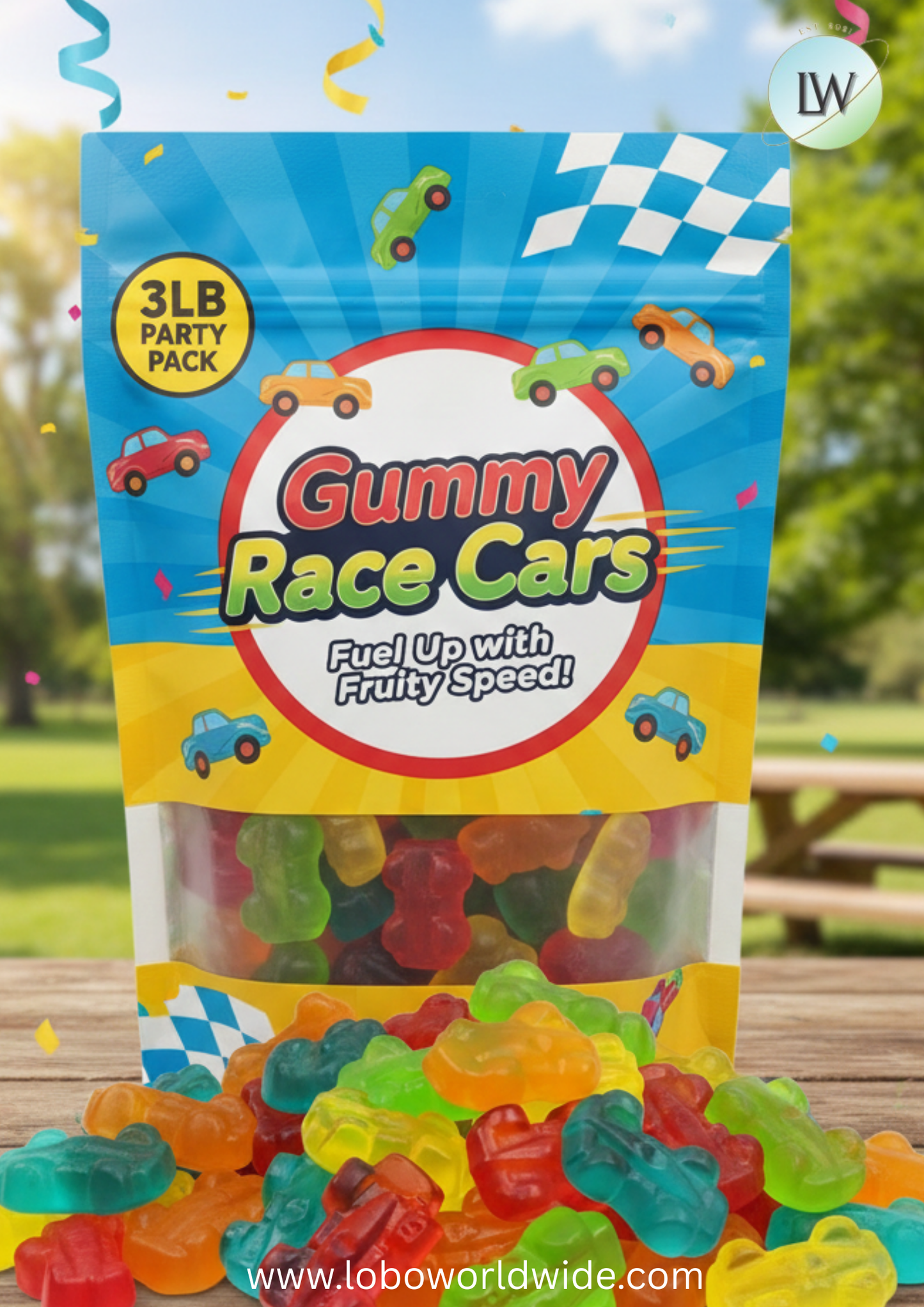 Gummy Race Cars(Various Sizes)