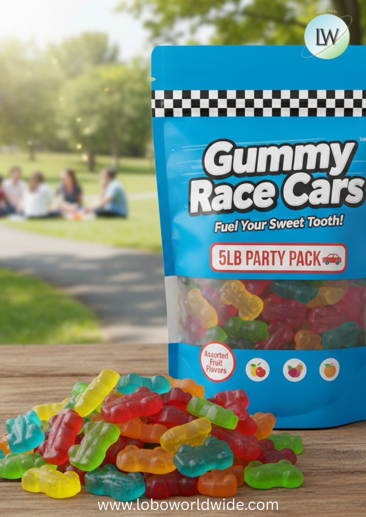 Gummy Race Cars(Various Sizes)