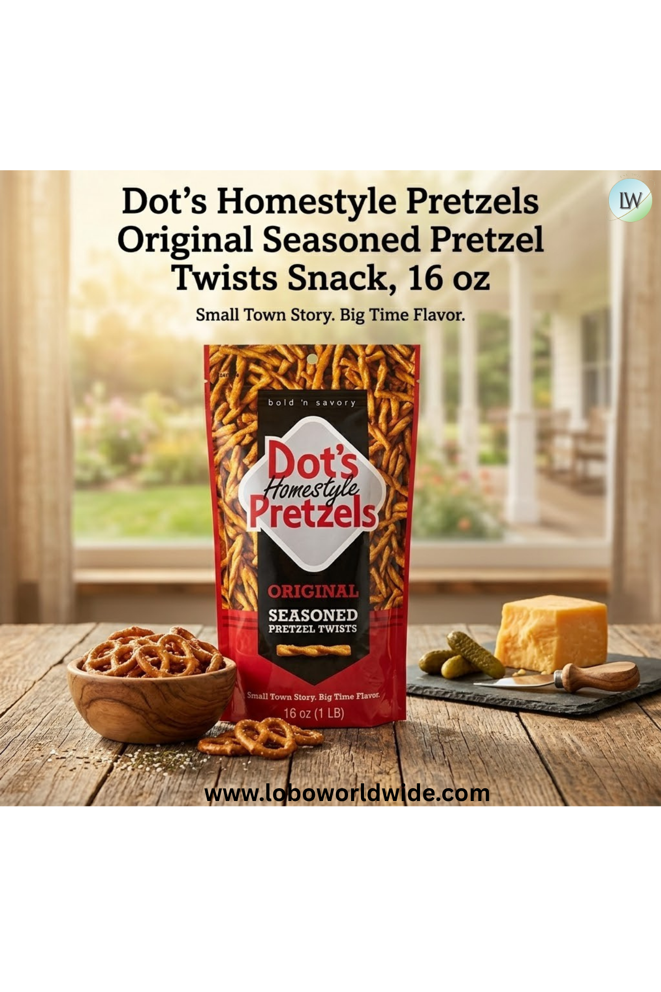 Dot's Homestyle Pretzels, Pretzel Twists Snack, 16 oz.