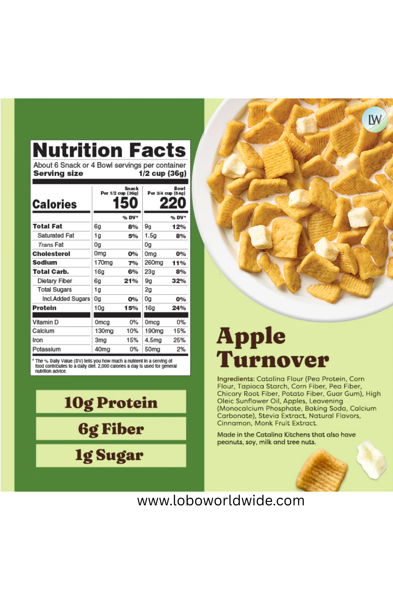 Catalina Crunch fruit flavors cereal bundle 32oz