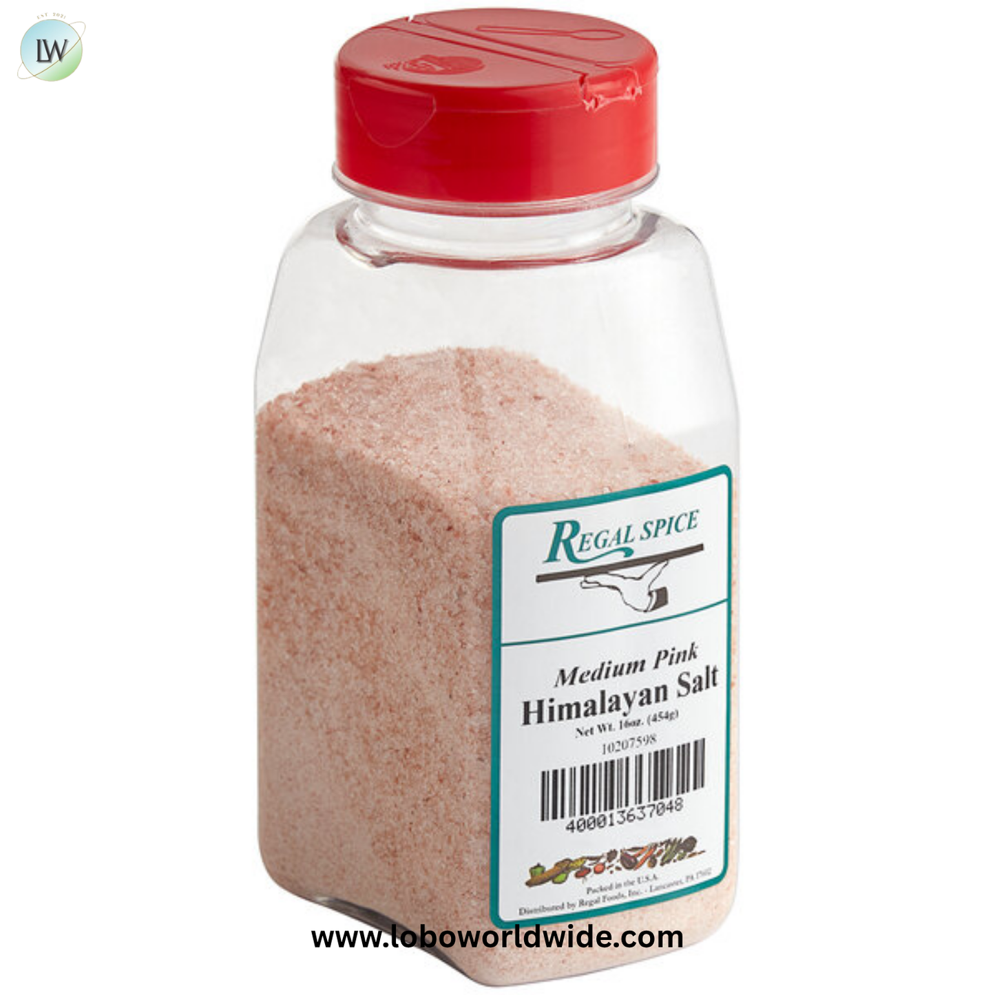 Regal Medium Grain Pink Himalayan Salt - 1 lb.