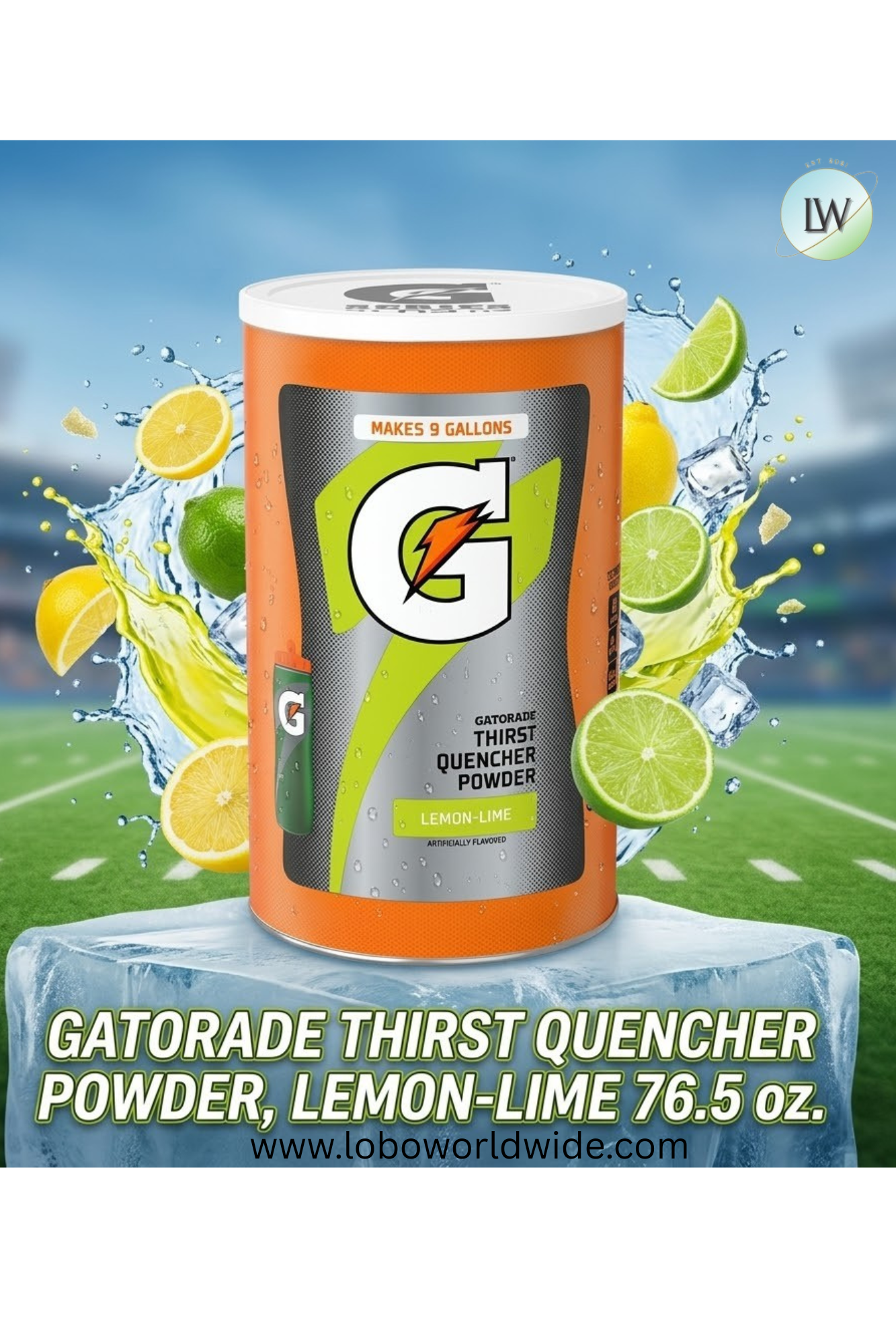 Gatorade Thirst Quencher Powder,  76.5 oz.(Various Flavours)