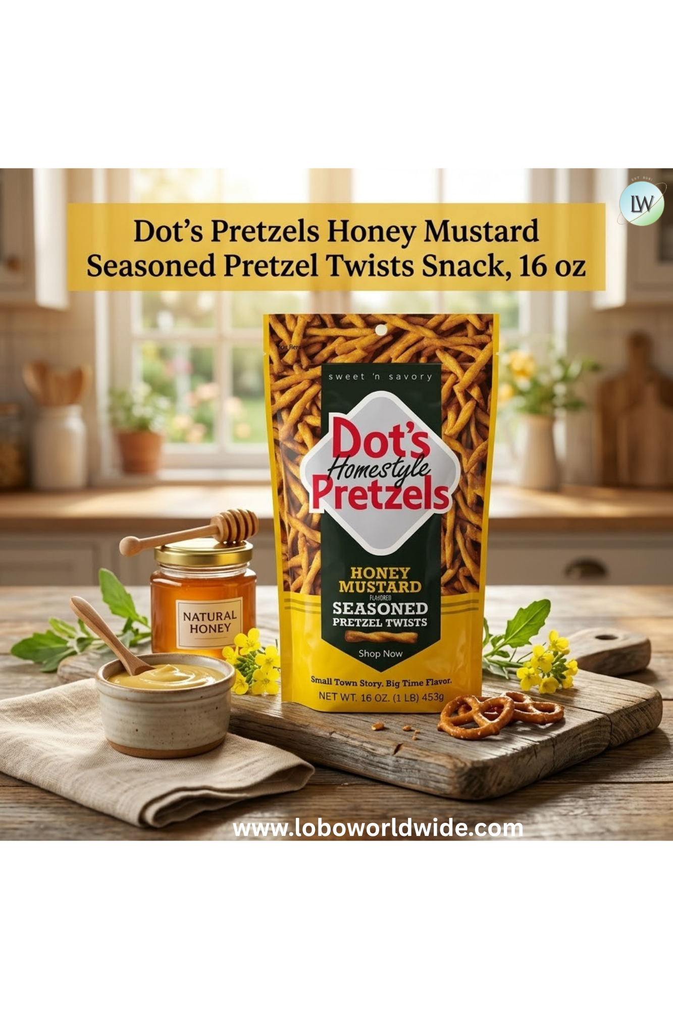 Dot's Homestyle Pretzels, Pretzel Twists Snack, 16 oz.