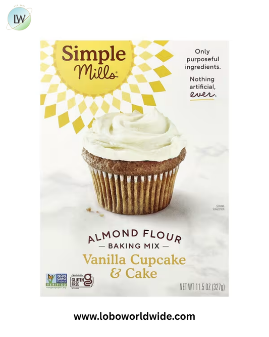 Simple Mills, Almond Flour Baking Mix, Vanilla Cupcake & Cake, 11.5 oz (327 g)