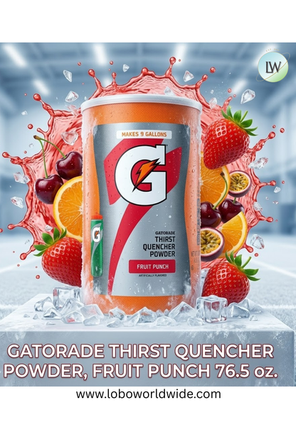 Gatorade Thirst Quencher Powder,  76.5 oz.(Various Flavours)