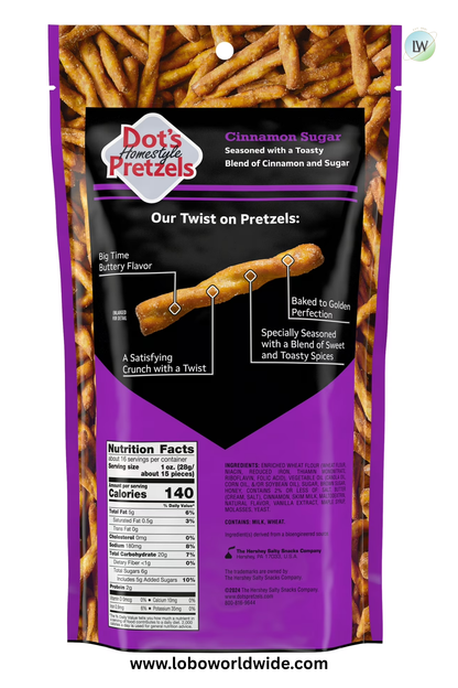 Dot's Homestyle Pretzels, Pretzel Twists Snack, 16 oz.