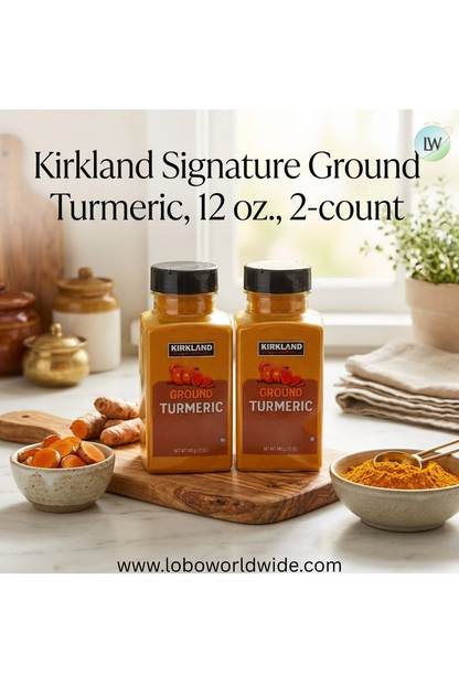 Kirkland Signature Ground Turmeric, 12 oz., 2-count