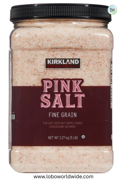 Kirkland Signature, Pink Salt, Fine Grain, 5 lbs