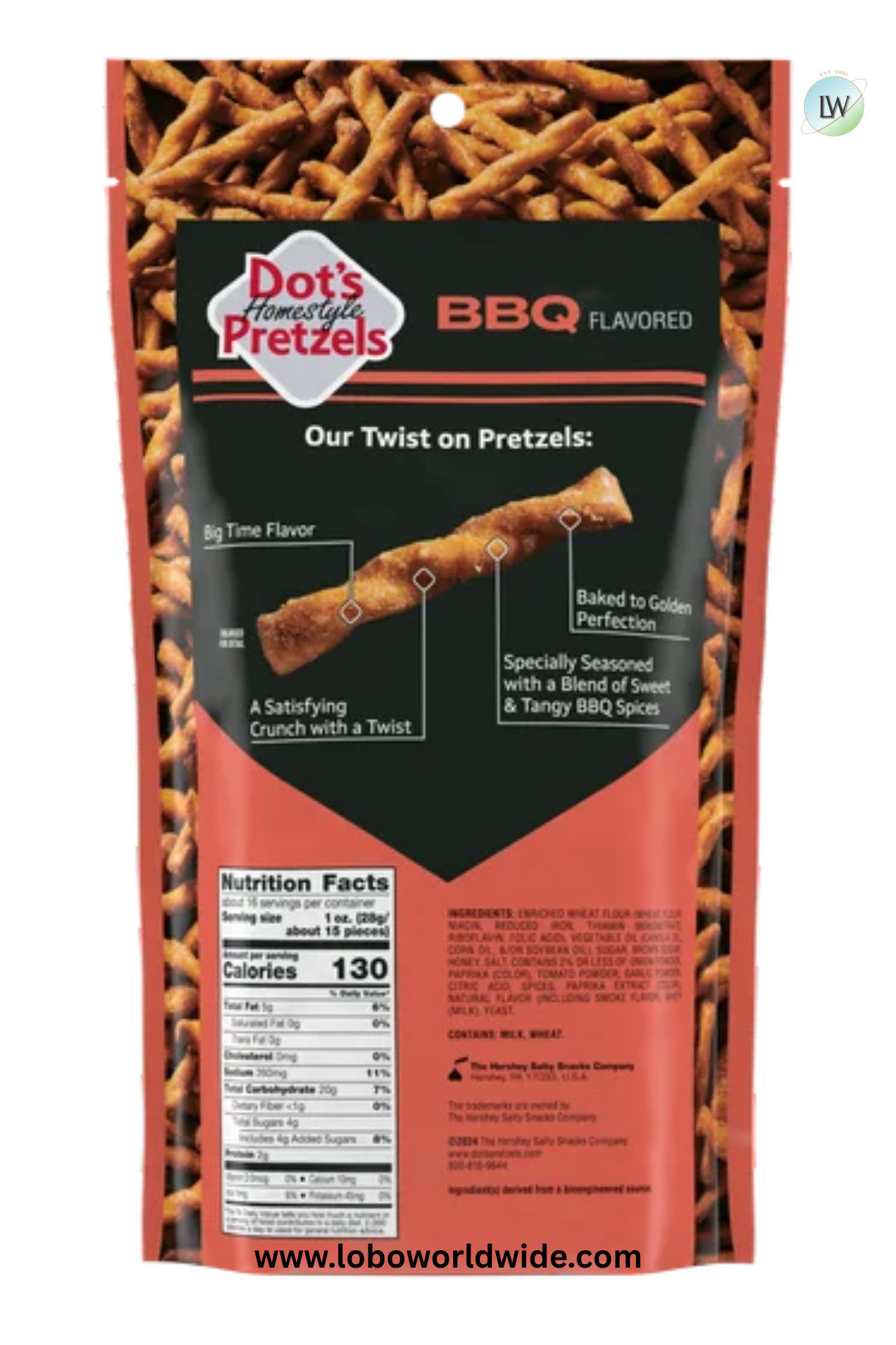 Dot's Homestyle Pretzels, Pretzel Twists Snack, 16 oz.
