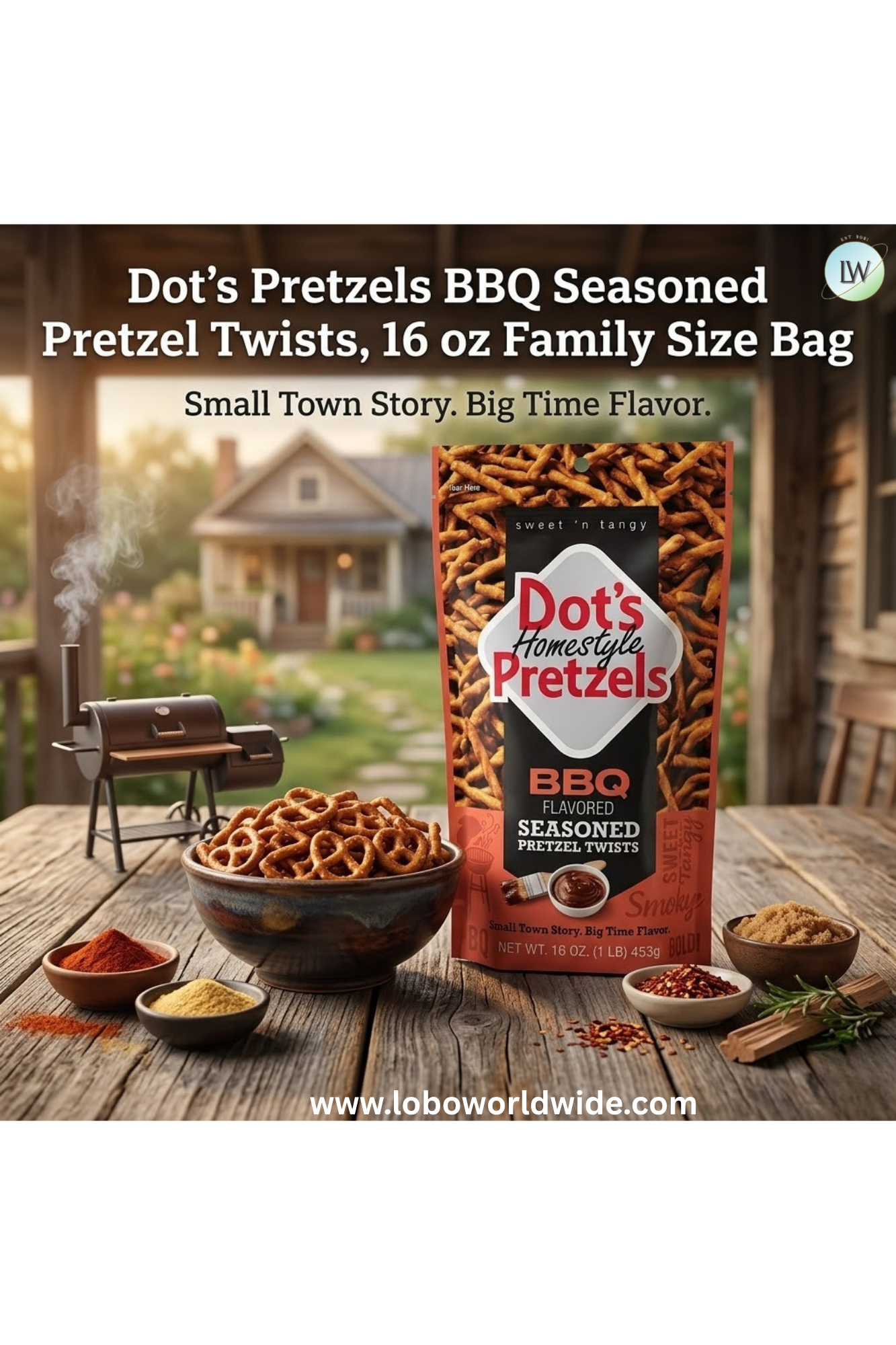 Dot's Homestyle Pretzels, Pretzel Twists Snack, 16 oz.