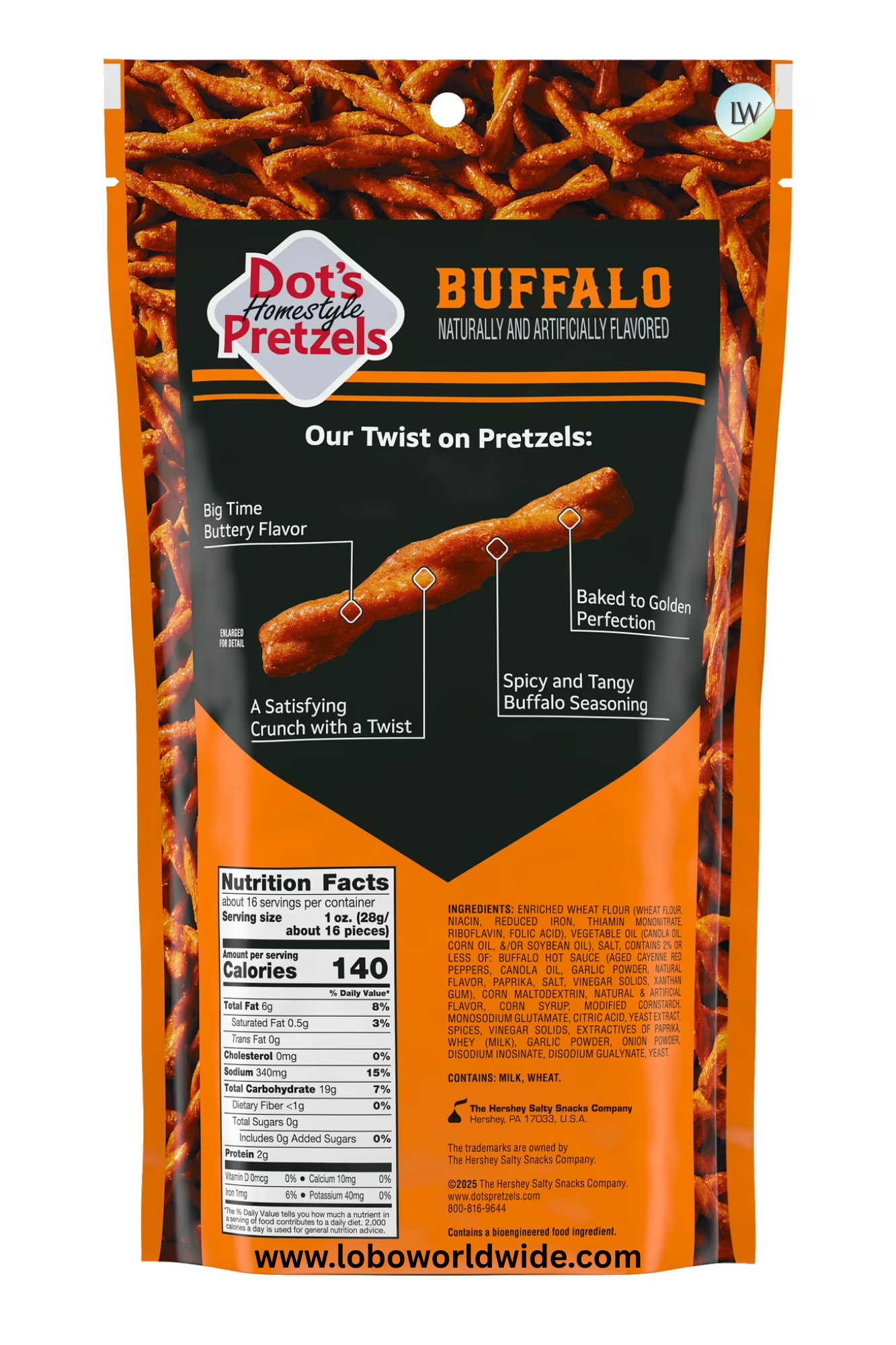 Dot's Homestyle Pretzels, Pretzel Twists Snack, 16 oz.