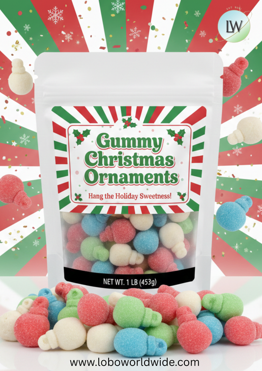 Gummy Christmas Ornaments(Various Sizes)