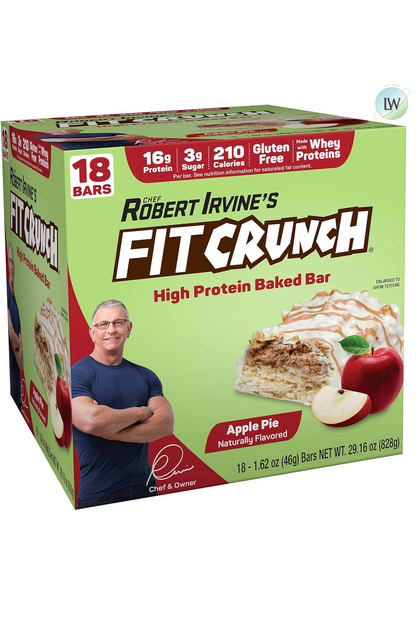 FITCRUNCH High Protein Baked Bars, 1.62 oz. (Pack of 18)