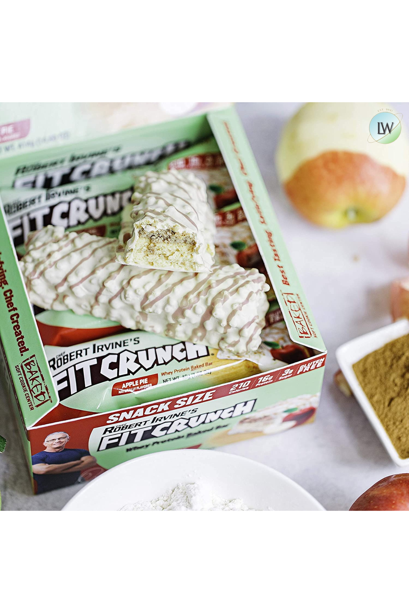 FITCRUNCH High Protein Baked Bars, 1.62 oz. (Pack of 18)