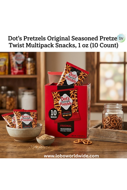 Dot's Homes Pretzel Twist Snack, 1oz. (Pack of 10)
