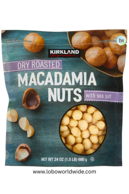 Kirkland Signature Dry Roasted Macadamia Nuts, 1.5 lbs