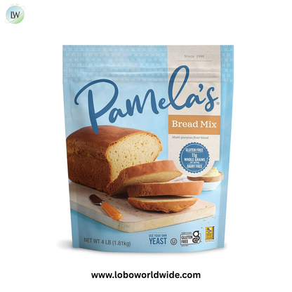 Pamela's Products Gluten-free Bread Mix, 4-Pound Bags (Pack of 3)