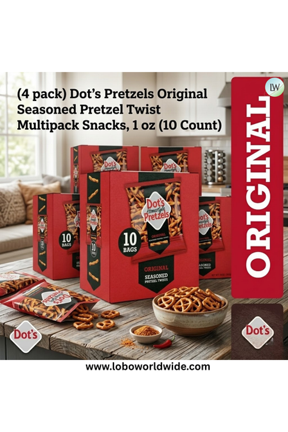 Dot's Homes Pretzel Twist Snack, 1oz. (Pack of 10)