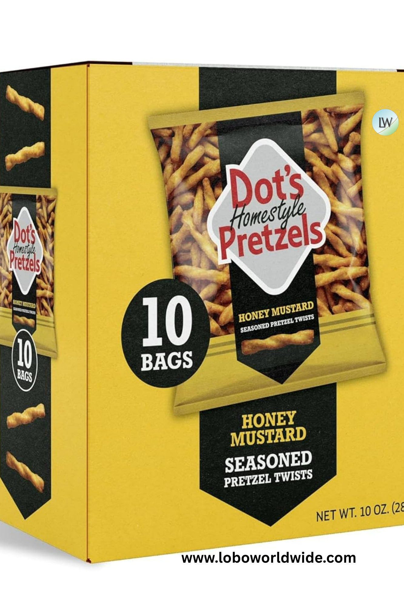 Dot's Homes Pretzel Twist Snack, 1oz. (Pack of 10)