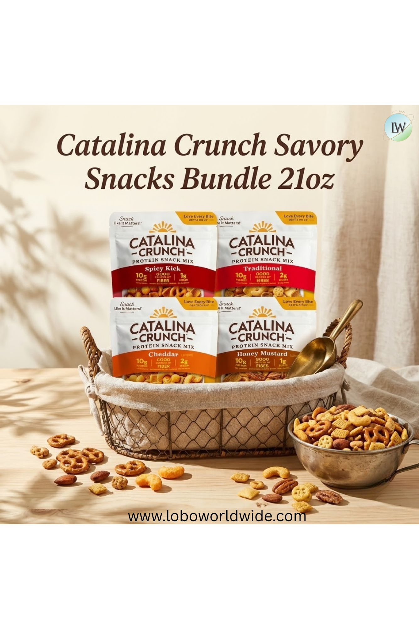 Catalina Crunch savory snacks bundle 21oz