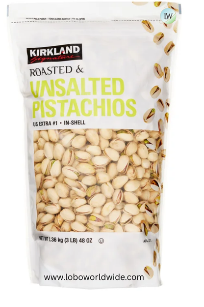Kirkland Signature In-shell Pistachios, Unsalted, 3 lbs