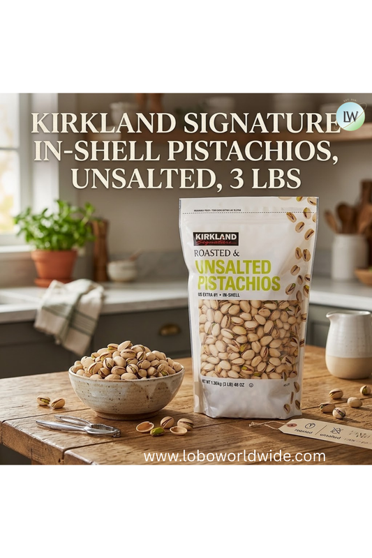 Kirkland Signature In-shell Pistachios, Unsalted, 3 lbs