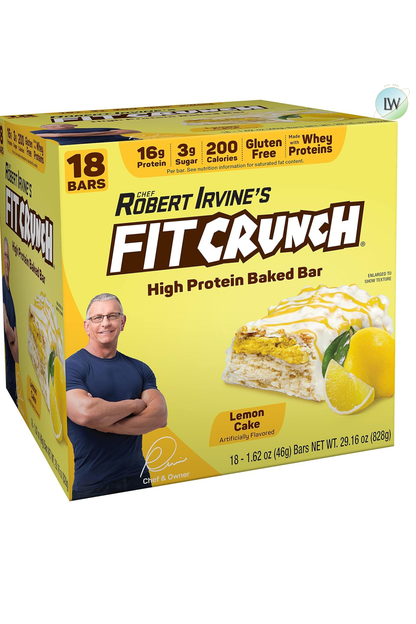 FITCRUNCH High Protein Baked Bars, 1.62 oz. (Pack of 18)