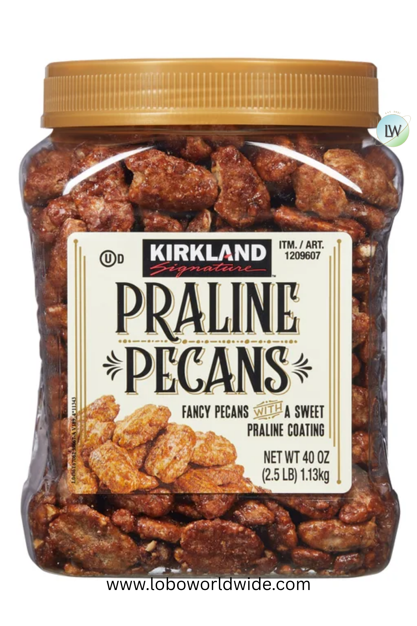 Kirkland Signature Praline Pecans, 2.5 lbs