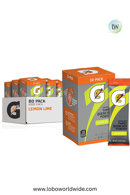 Gatorade Thirst Quencher Powder, 12 oz (Pack of 8)(Various Flavours)