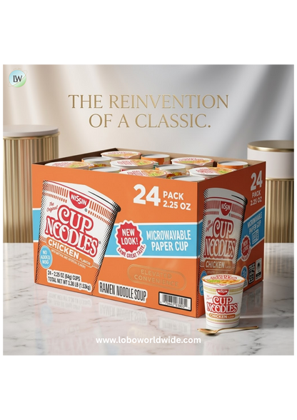 Nissin Cup Noodles, Chicken Flavor 2.25 oz., 24 ct.
