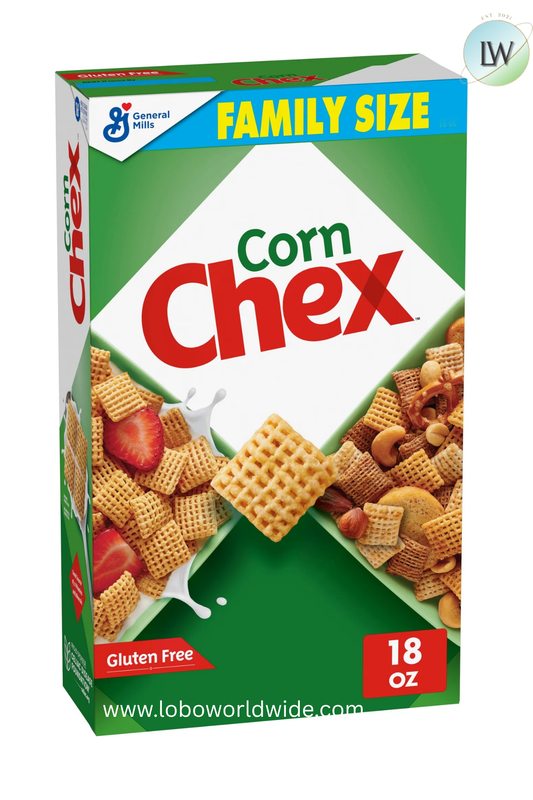 Chex Corn Gluten Free Breakfast Cereal, Family Size, 18 oz