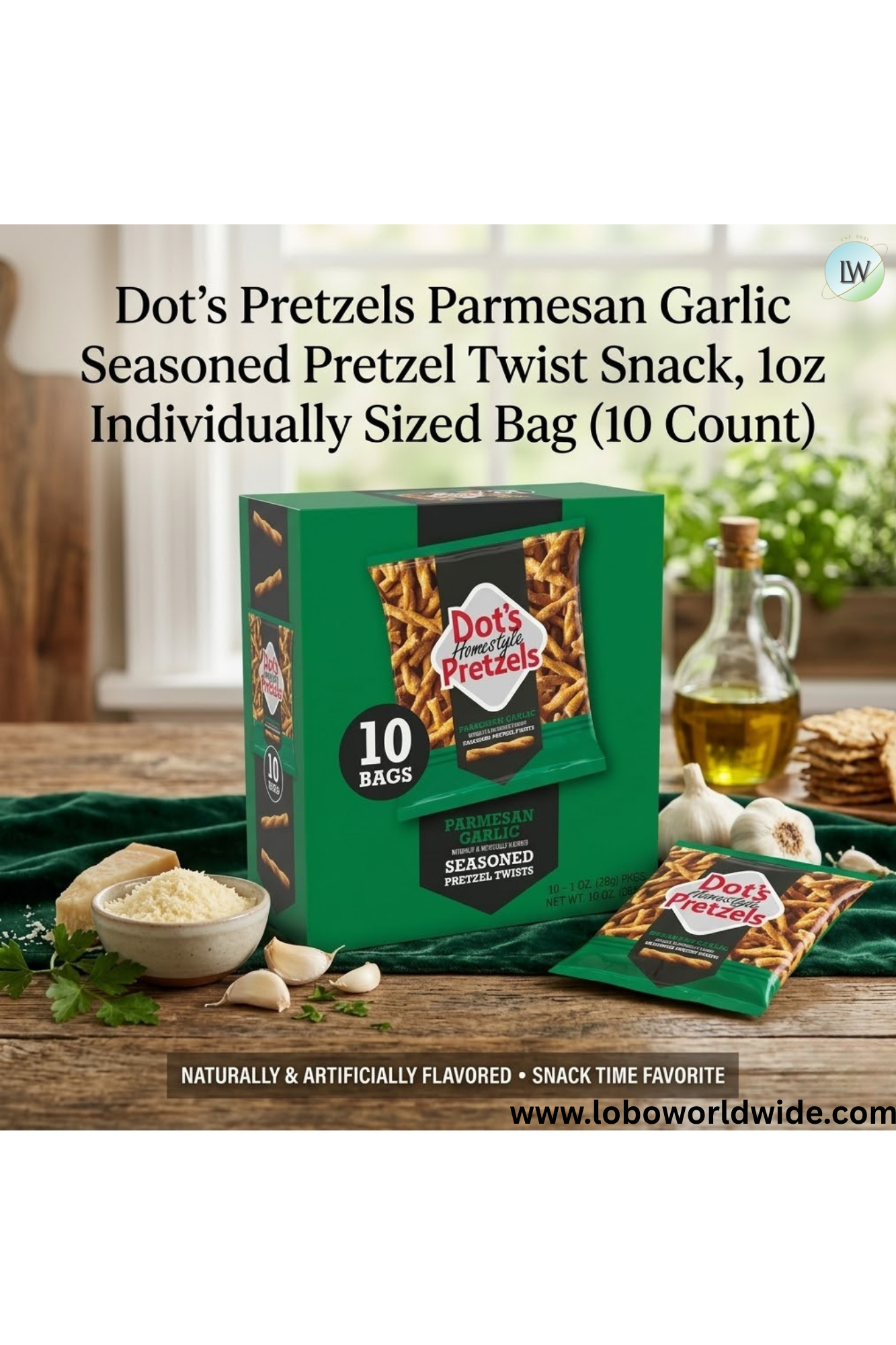 Dot's Homes Pretzel Twist Snack, 1oz. (Pack of 10)