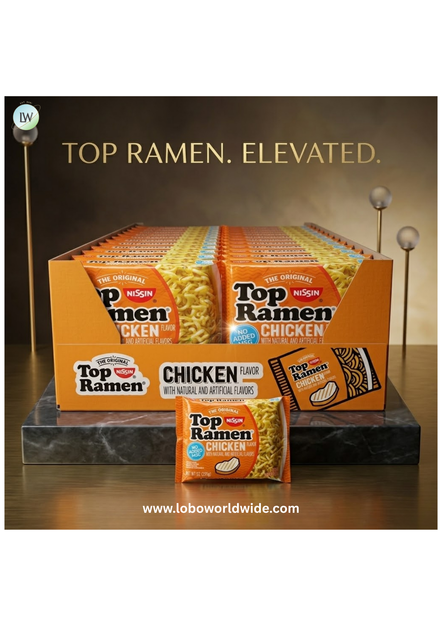 Nissin Top Ramen, Chicken, 24 pk.