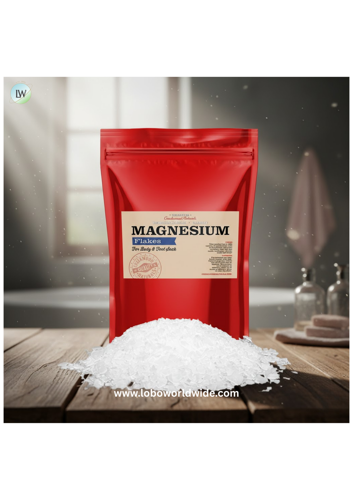 Dead Sea Magnesium Chloride Flakes
