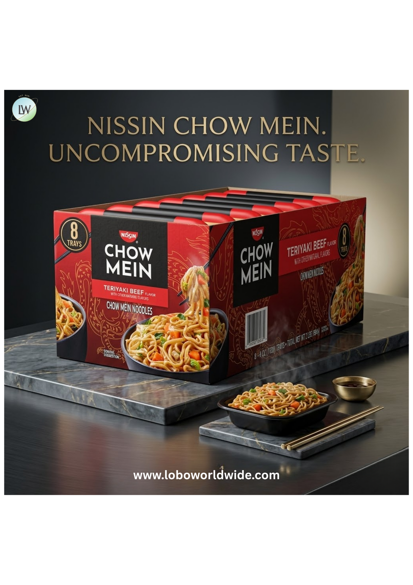 Nissin Chow Mein Club Pack, 4 oz., 8 pk.
